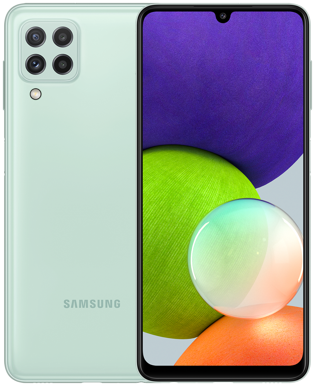 картинка Samsung Galaxy A22 4/64GB мятный (RU) от магазина Симпатия