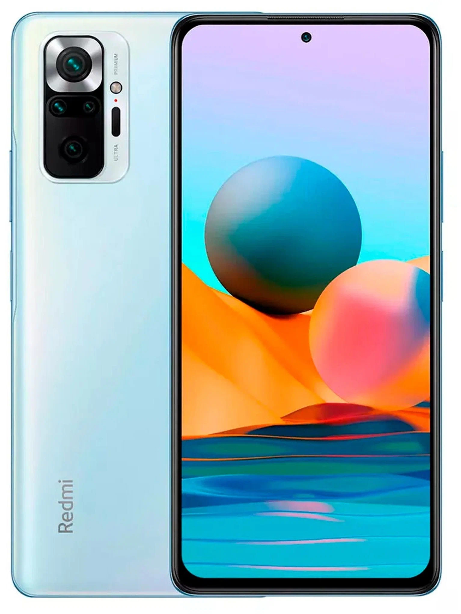 Каталог Xiaomi Redmi Note 10 Pro 8/256 ГБ Global, голубой лед от магазина  Симпатия